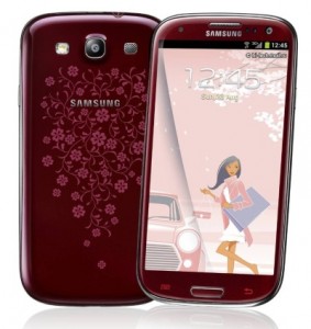 Samsung Galaxy S III La Fleur - wariant czerwony