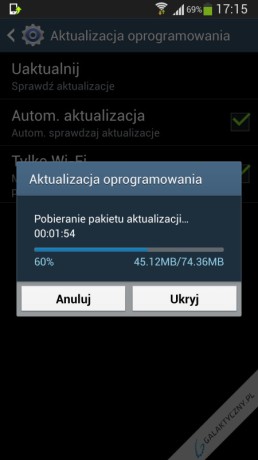 Samsung Galaxy S 4 - Aktualizacja oprogramowania [źródło: 2po2.pl]