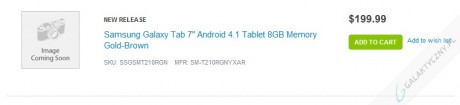 Samsung Galaxy Tab 3 7.0 za 199 dolarów [źródło: Adorama]