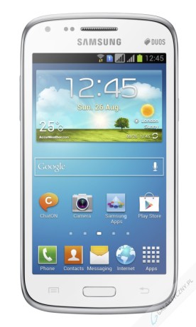 Samsung Galaxy Core Duos w kolorze białym [źródło: Samsung]