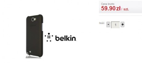 Belkin Shield Sheer Matte dla Galaxy Note II w brick.pl [źródło: 2po2.pl]