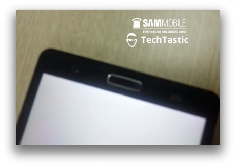 Prototyp Samsunga Galaxy Note III - przyciski pod ekranem[źródło: SamMobile]