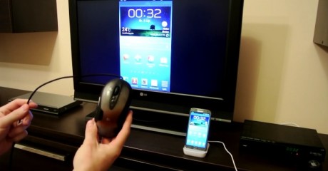 Stacja multimedialna dla Galaxy Note II - Mysz [źródło: 2po2.pl]