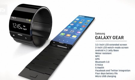 Samsung Galaxy Gear - projekt koncepcyjny [źródło: T3]