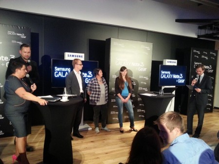 Konkurs na premierze Galaxy Note 3 i Galaxy Gear [źródło: 2po2.pl]