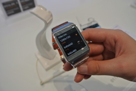 Samsung Galaxy Gear - wielkość wideo [źródło: 2po2.pl]