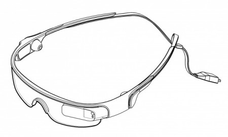 Samsung Galaxy Glass - patent [źródło: AndroidAuthority]