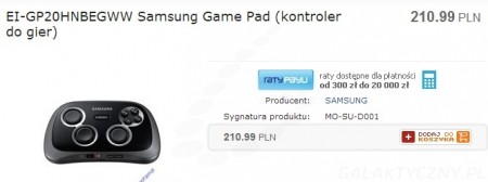Samsung Game Pad EI-GP20 [źródło: KOG]
