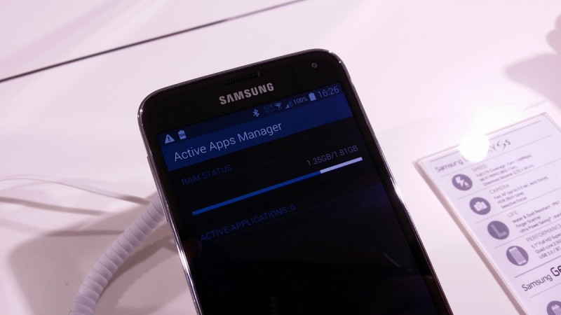 Samsung Galaxy S 5 - RAM