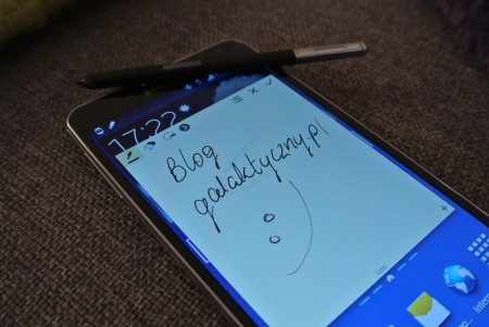Samsung Galaxy Note 3 - Notatka z akcji [źródło: 2po2.pl]