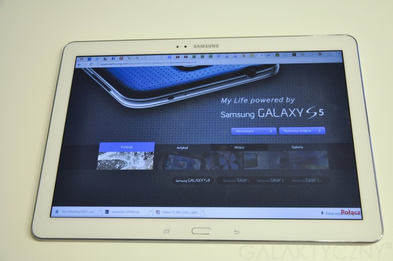 Samsung Galaxy Tab PRO - Remote PC / fot. galaktyczny