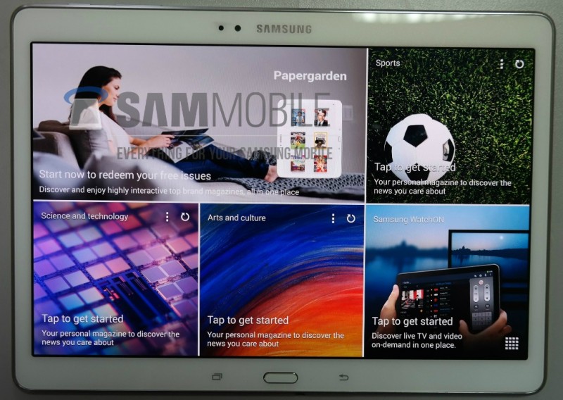 Galaxy Tab S 10.5 - przód / fot. SamMobile