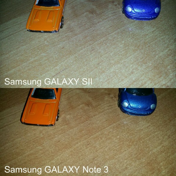 Galaxy S II i Galaxy Note 3 - porównanie zdjęć