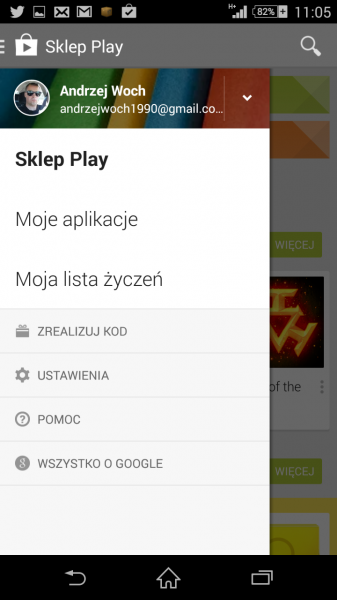 Aplikacja Google Play