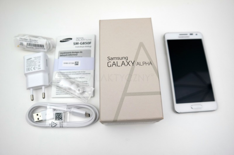 Samsung Galaxy Alpha - zestaw