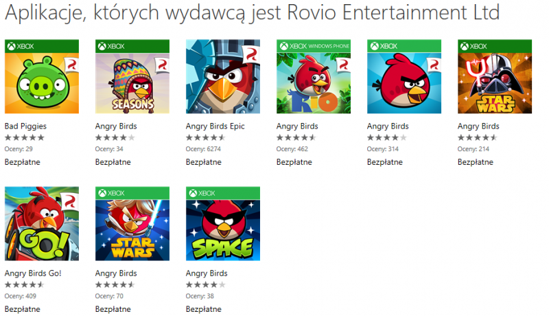 Promocja Angry Birds