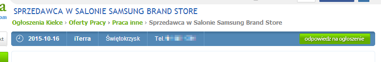 Brand Store w Kielcach / źródło: Pajeczyna