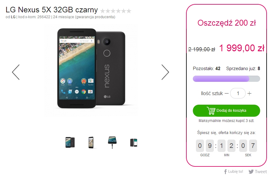 LG Nexus 5X - Gorący Strzał / fot. X-KOM