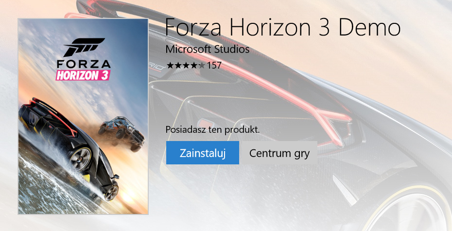 Forza Horizon 3 demo / fot. Microsoft