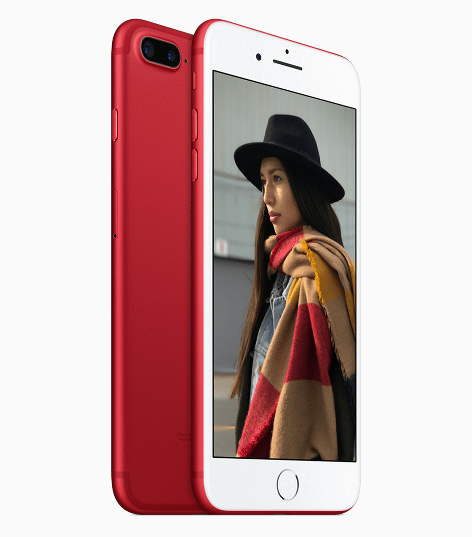 Czerwony Apple iPhone 7 Plus