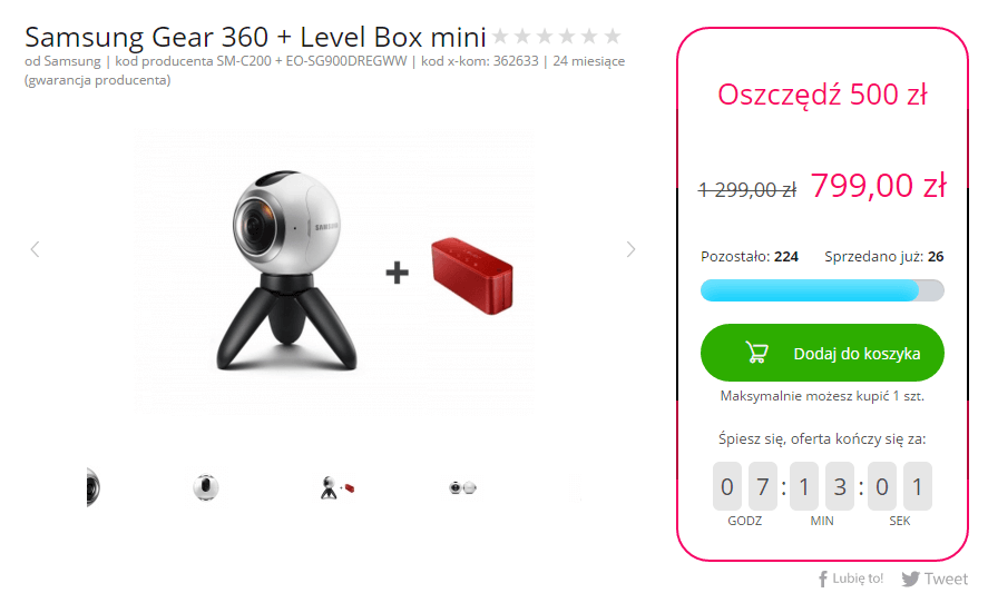 Samsung Gear 360 + Level Box mini 