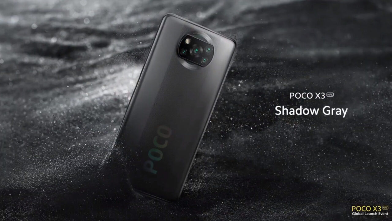 Poco X3 NFC w kolorze Shadow Gray 