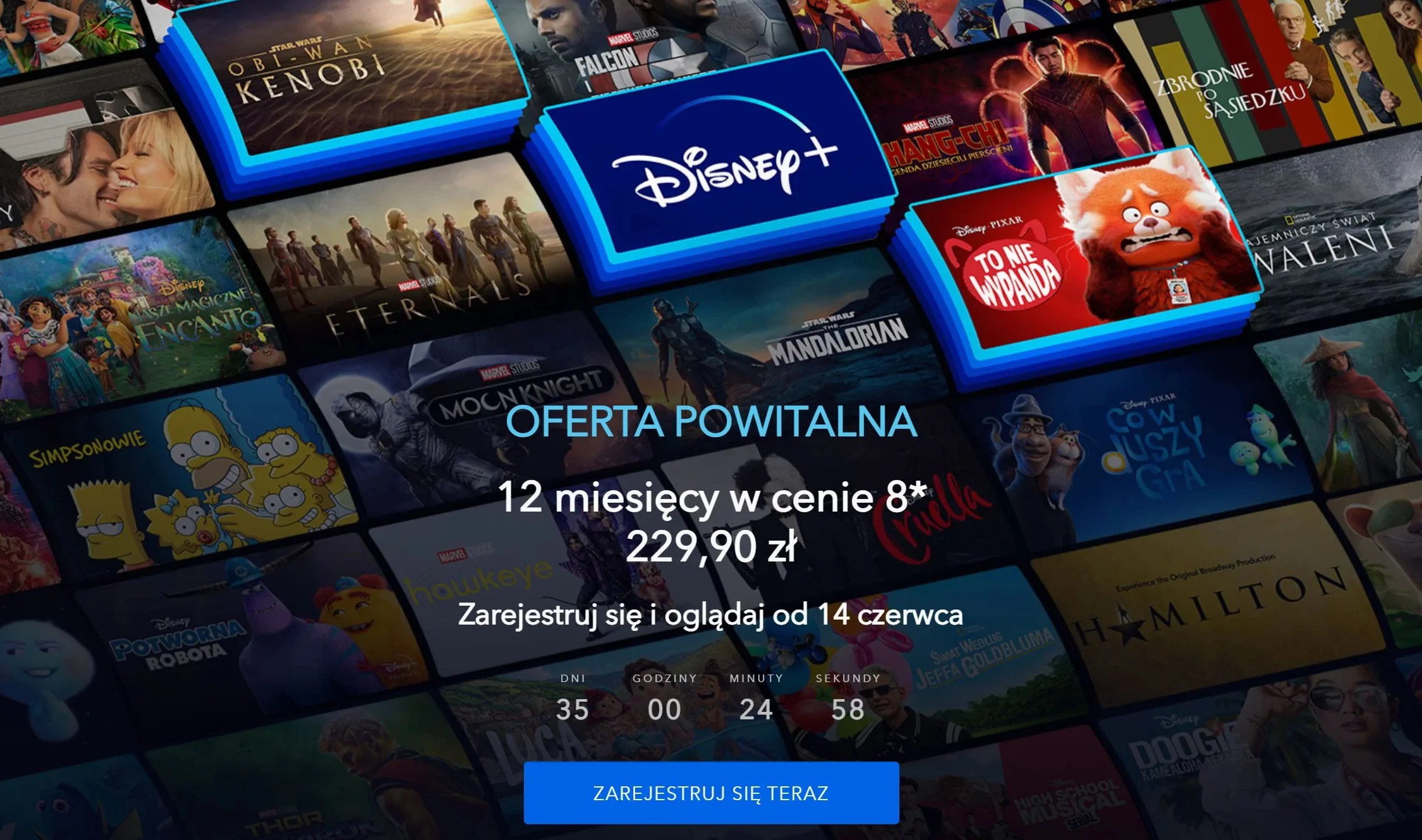 Oferta powitalna w Disney Plus w Polsce